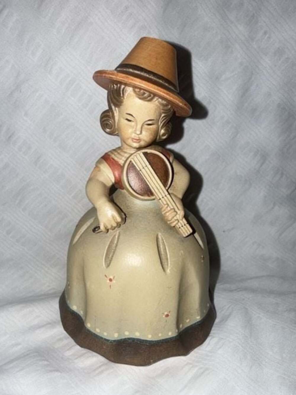 Vintage Anri ITALY Wood Carved Music Box